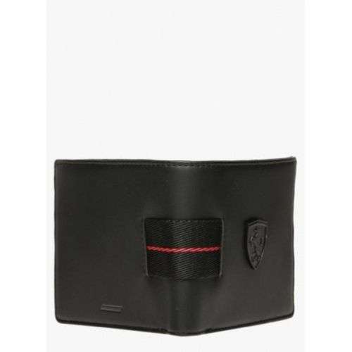 NEW PUMA FERRARI MEN'S GENUINE Polyurethane LEATHER BLACK BACK POCKET WALLET Best Deals & Coupons in America